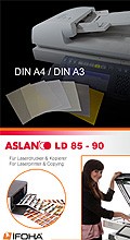 10-er Pack Folie für Laserdrucker ASLAN LD 85-90, PREMIUM 