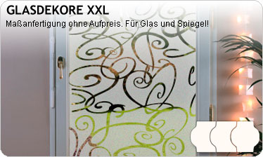 Glas Folie mit Motiv in edler Matt-Optik, PREMIUM