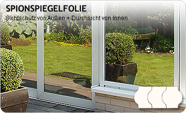Spionspiegelfolie Silber, PREMIUM